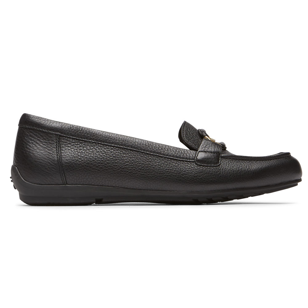 Rockport Loafers Dame Svart - Total Motion Circle Driver - MBON75248